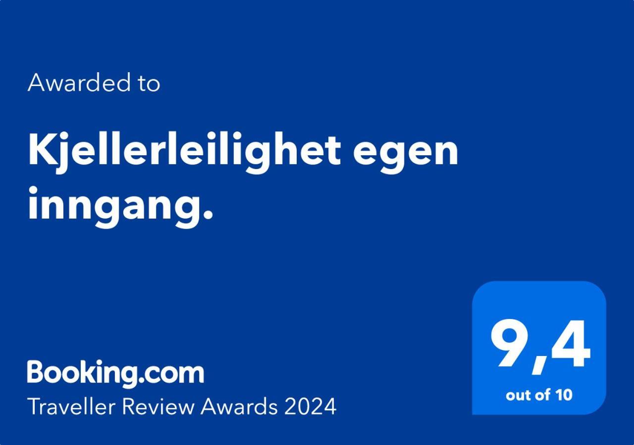 Kjellerleilighet Egen Inngang. Stange Exteriér fotografie
